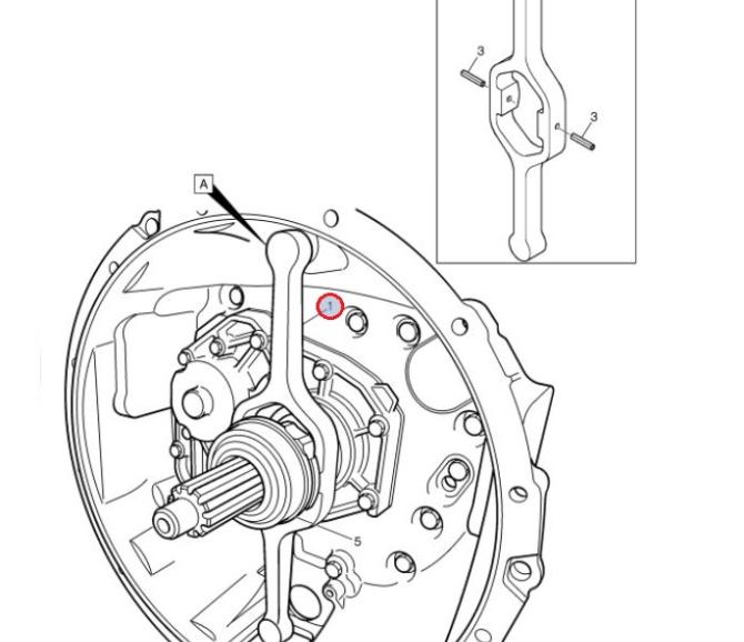 Widełki sprzęgła Volvo FE/FL 20823924