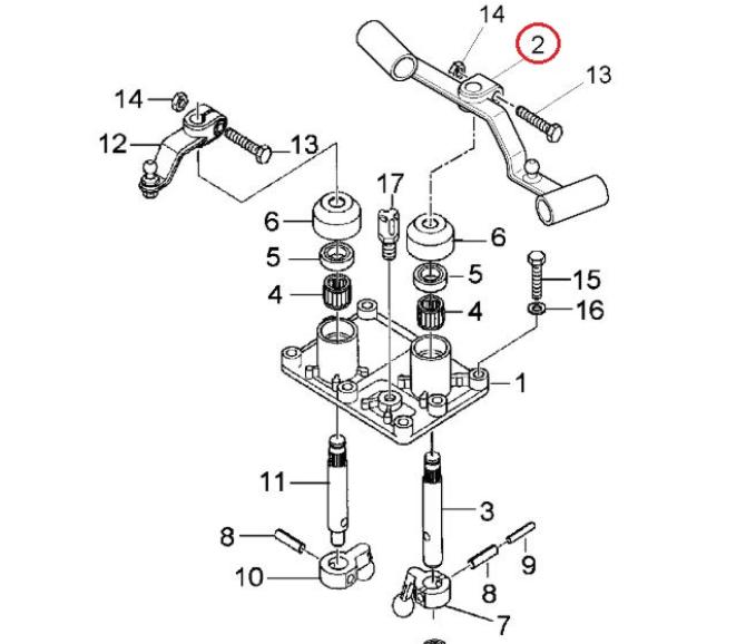 Dźwignia zmiany biegów Renault Mascott 5001847592