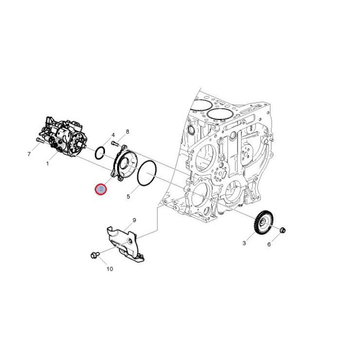 Podpora pompy paliwa Renault GAMA D narrow 7421798446