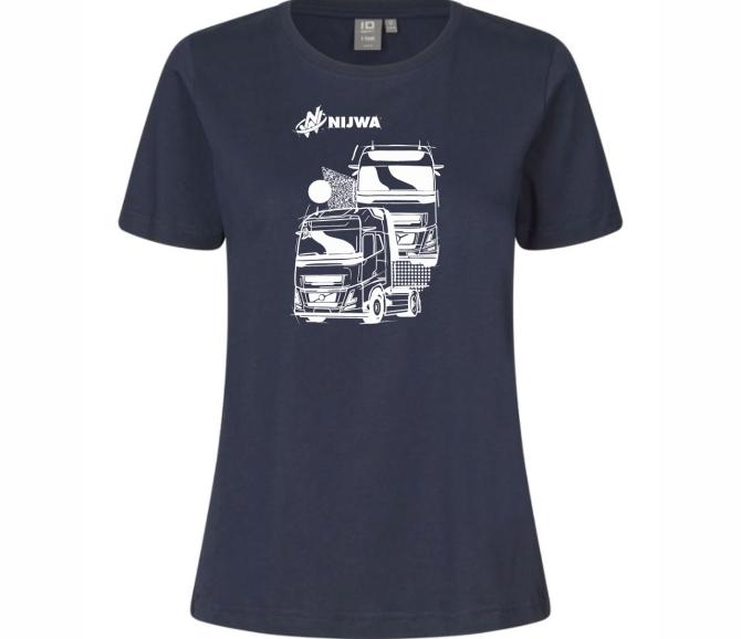 T-shirt Volvo trucks woman l navy rozm. l
