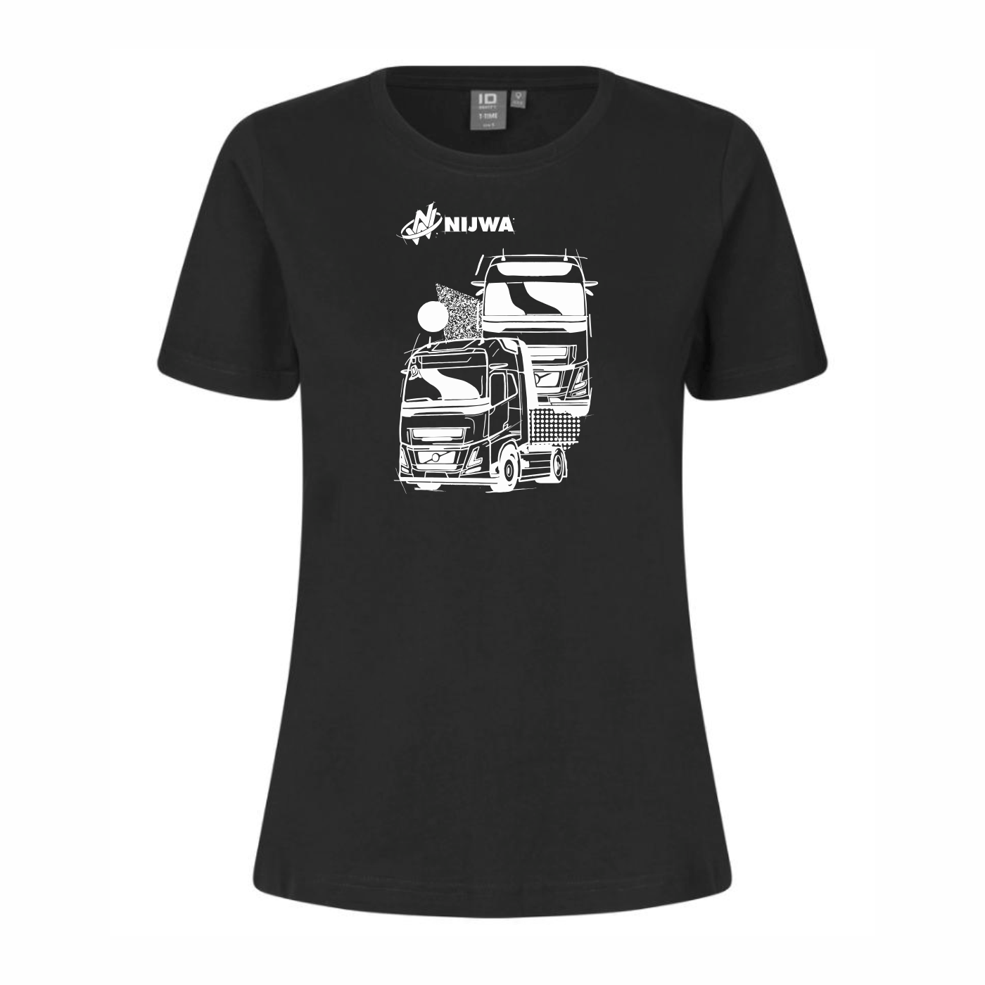 T-shirt Volvo trucks woman m black rozm. m