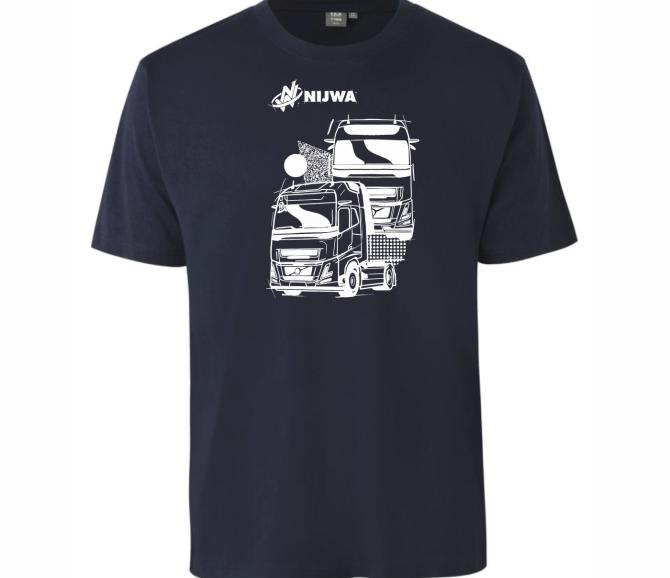 T-shirt Volvo trucks men xl navy rozm. xl