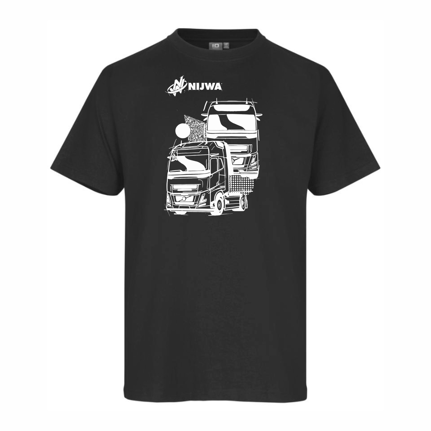 T-shirt Volvo trucks child 8 black rozm. 8