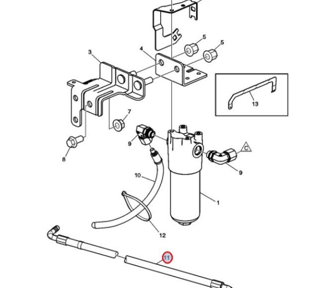 Przewód hydrauliczny 24354550