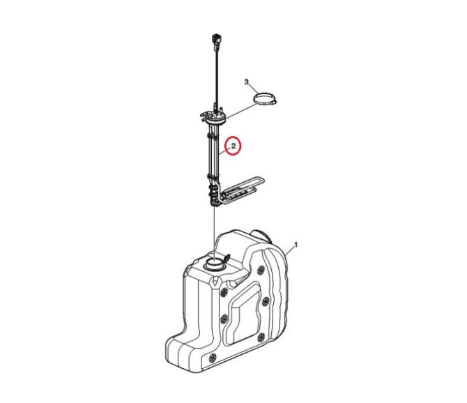 Czujnik smoka adblue 23960916