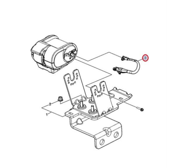 Wiązka przewodu do kamery 7424122207