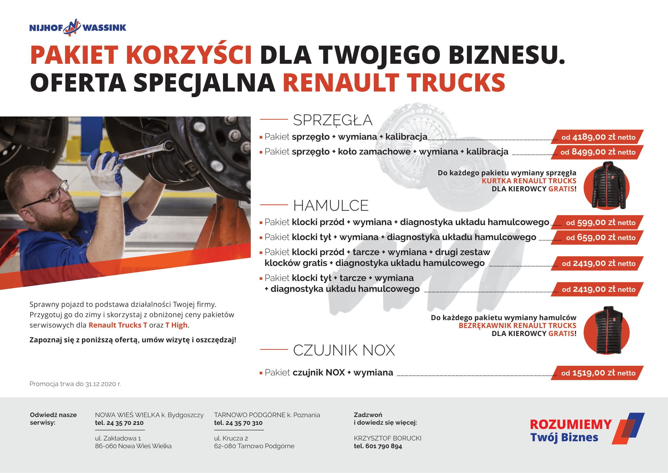 Pakiet korzyści dla Twojego biznesu. Oferta specjalna Renault Trucks
