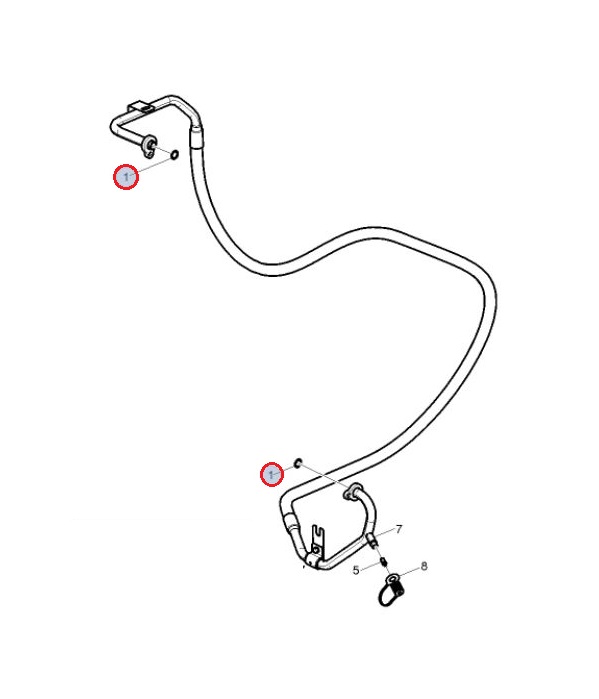 Oring układu klimatyzacji 7420708247