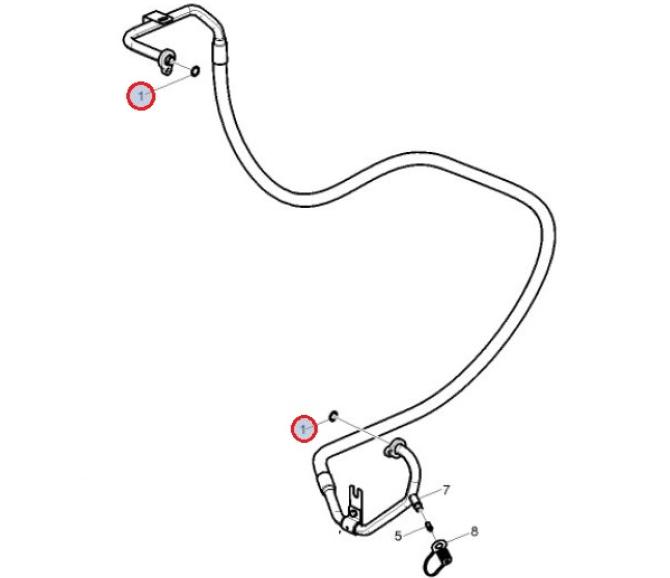 Oring układu klimatyzacji 7420708247