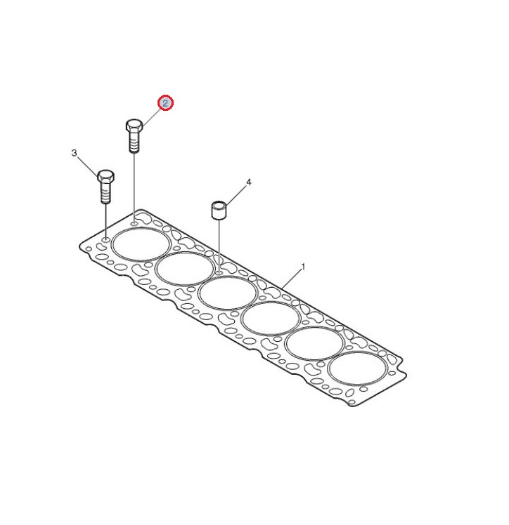 Śruba głowicy 7420793002