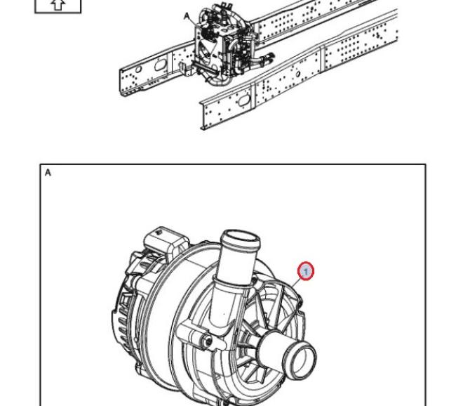 Pompa płynu chłodniczego Volvo FHE 23991116