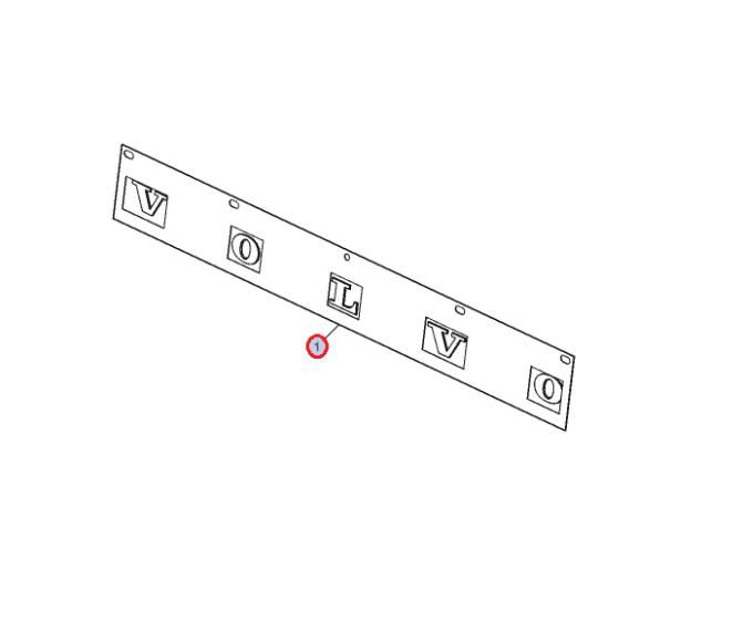Emblemat Volvo FH4 aero 78625016