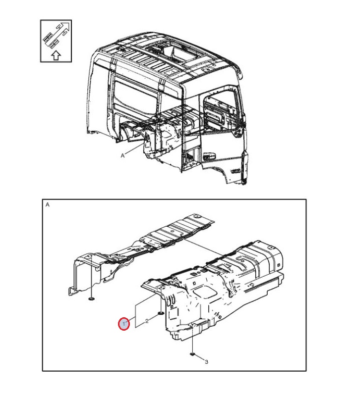 Izolacja dźwiękowa pod kabiną Volvo FM4