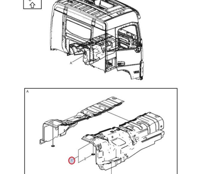 Izolacja dźwiękowa pod kabiną Volvo FM4