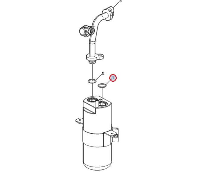 Oring układu klimatyzacji 78596505