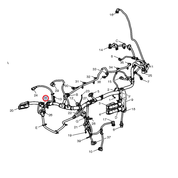 Wtyczka czujnik płynu FH4