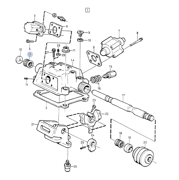 Łożysko wałka wybieraka
