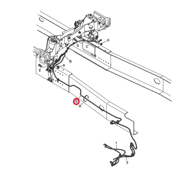 Przewód podnoszenia kabiny