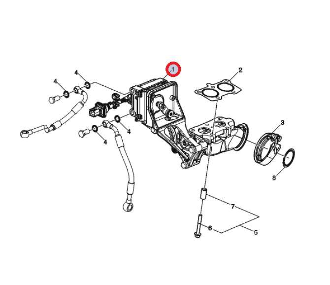 Zawór egr 7424328031