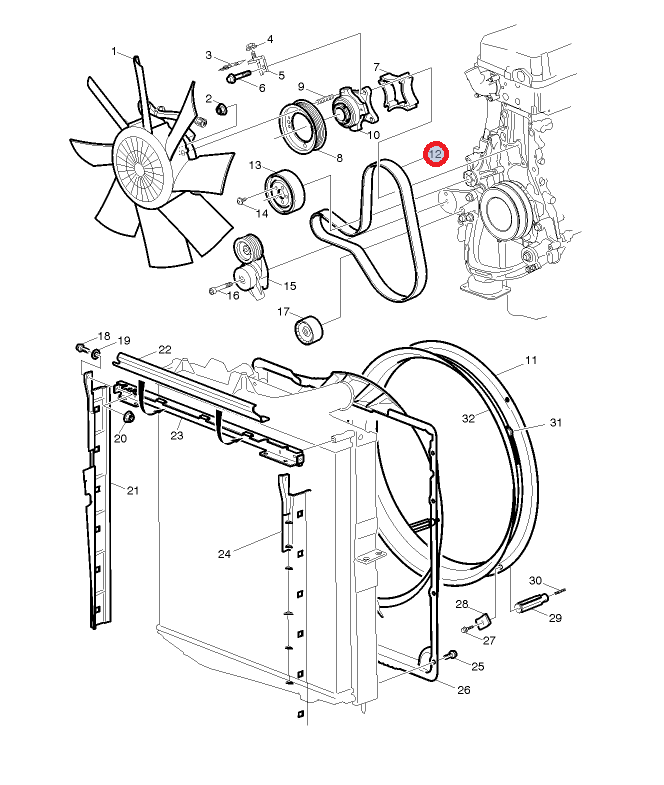Pasek alternatora