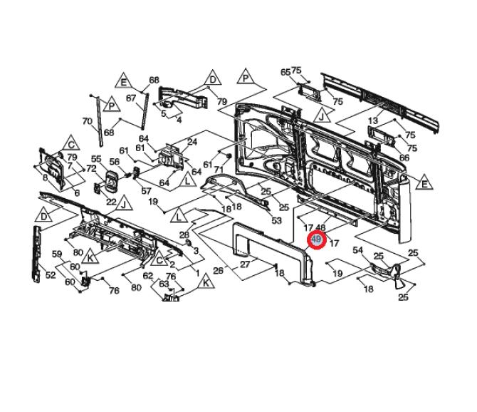 Nadmuch powietrza maski spód