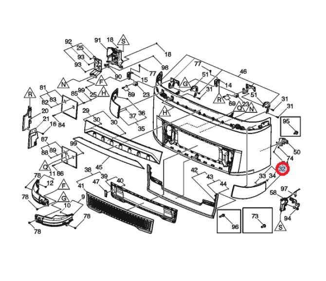 Panel maski rh góra