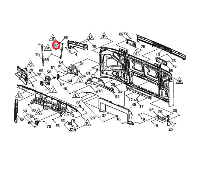 Amortyzator atrapy FH4 aero