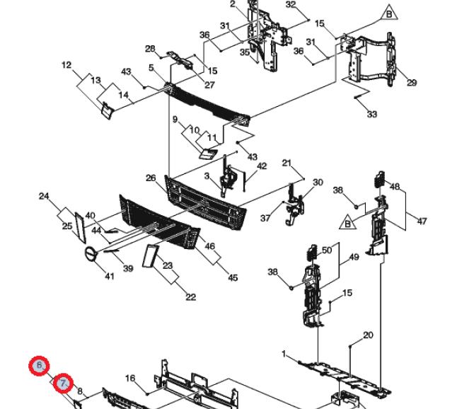Listwa dolna pod radar do lak