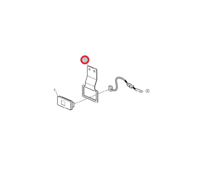 Wspornik obrysówki d6b