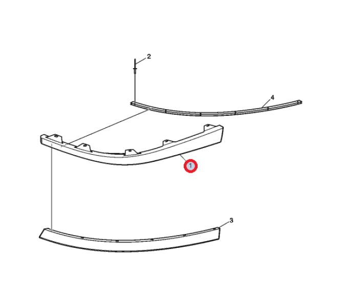 Spojler lewy fh4b 22671508