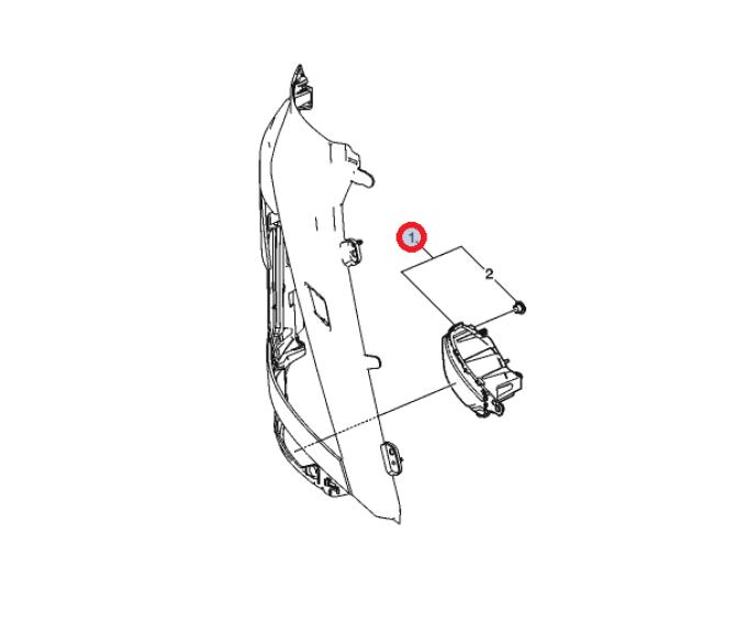 Lampa p-mg fh16 lift prawa