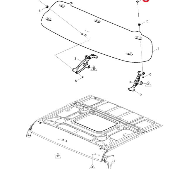 Podkładka daszka GAMA T
