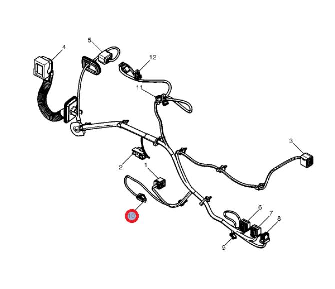 Zaślepka przewodu elektr.