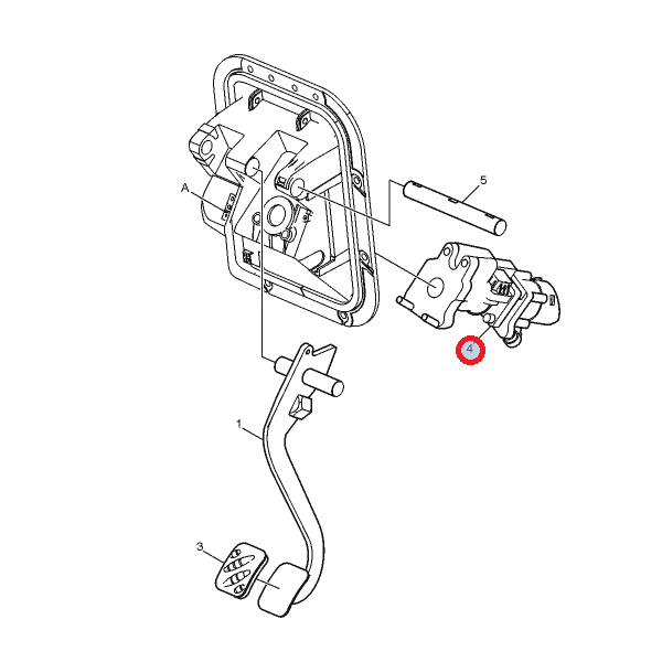 Zawór hamulca nożnego