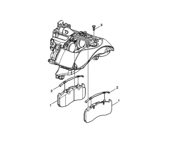 Zestaw klocków hamulcowych