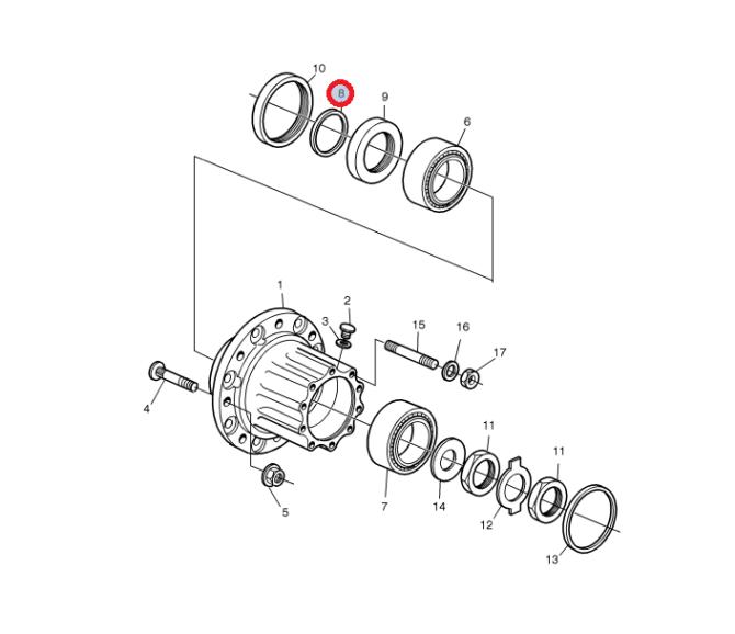 O-ring pod pompa wspomagania