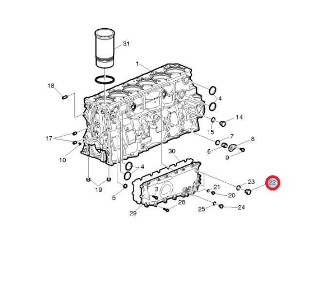 Korek 14 x 1,5 mm