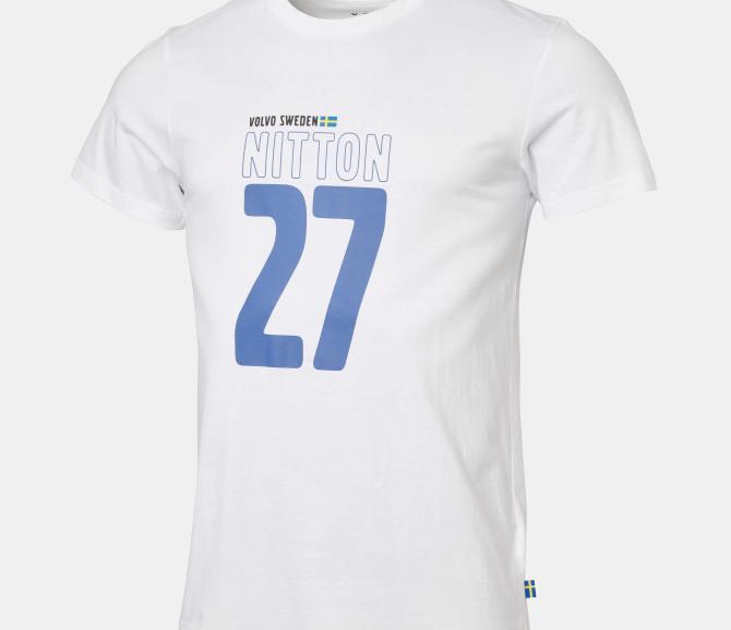 T-shirt Nitton 27 - Volvo Word Mark - White - M