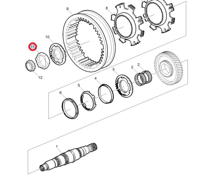 Nakrętka skrzyni biegów