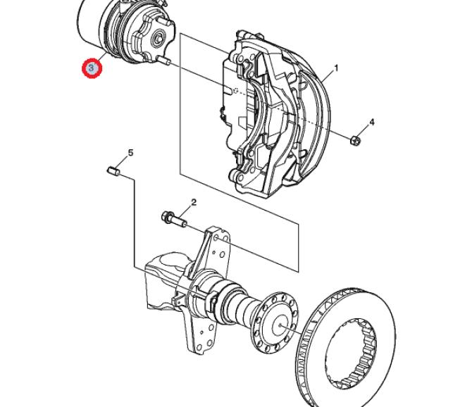 Siłownik hamulcowy tył, REMAN