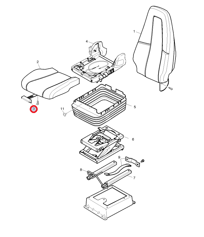 Rączka fotela 21432536