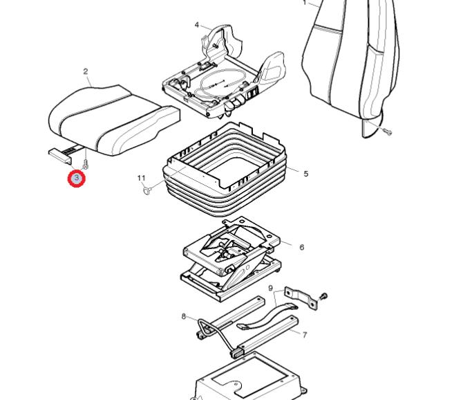 Rączka fotela 21432536