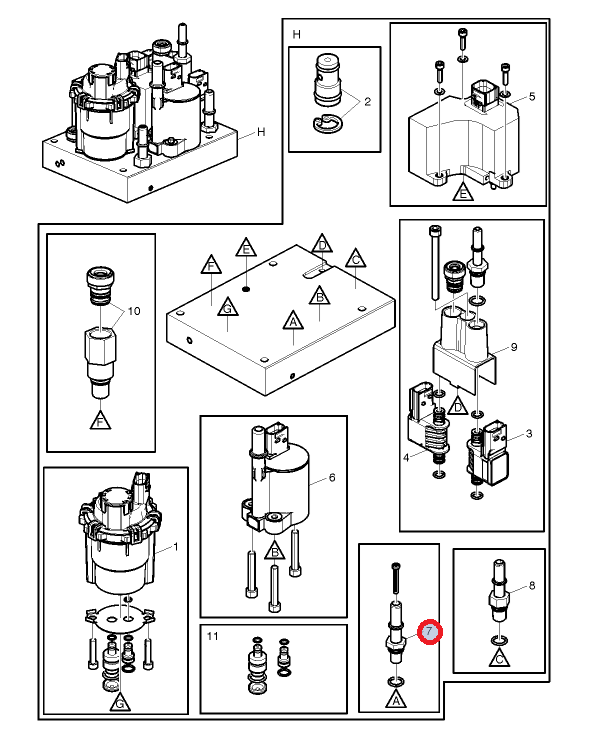 Króciec w pompie adblue E6