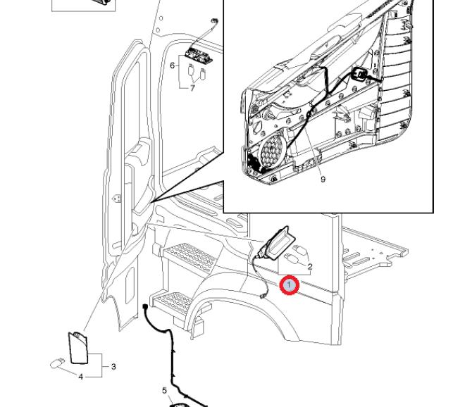 Wiązka elektryczna lampki