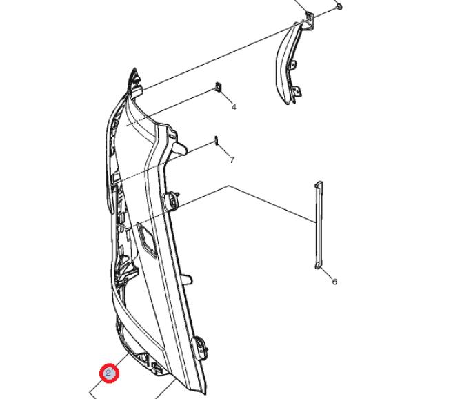 Obudowa reflektora rh fh4b