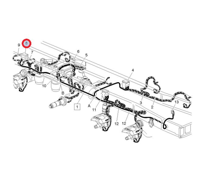 Wtyczka 4-pin pomarańczowa