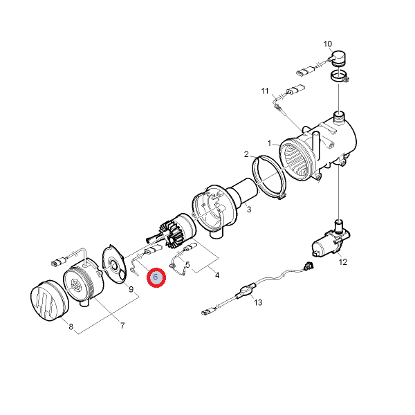 Czujnik temperatury spalin 82382095