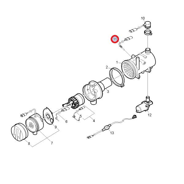 Czujnik temperatury 82382096