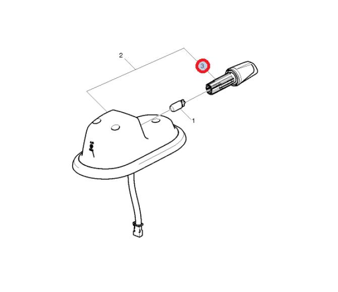 Oprawka żarówki dach GAMA T