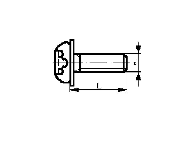Śruba m8x25